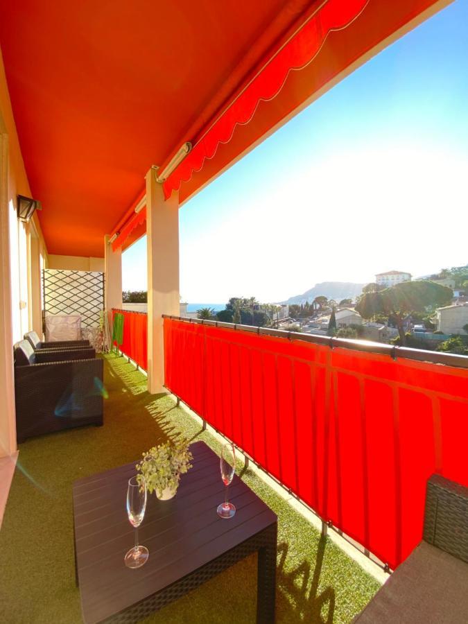 Charmant 2 Pieces Vue Sur Mer Et Monte-Carlo A Roquebrune Cap Martin Екстериор снимка