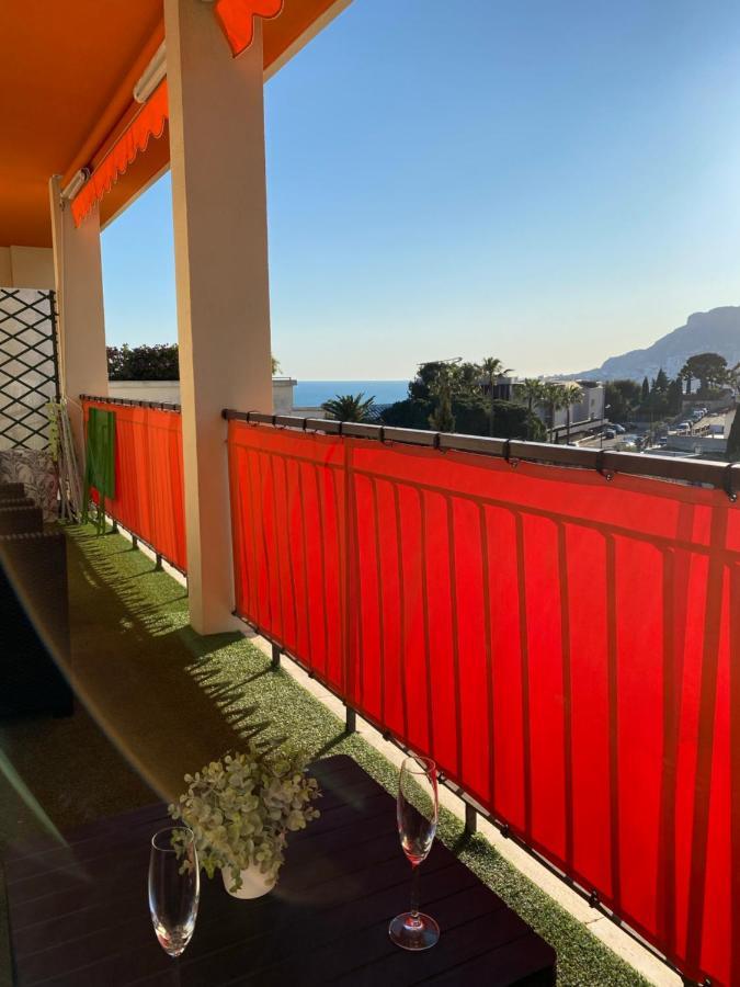 Charmant 2 Pieces Vue Sur Mer Et Monte-Carlo A Roquebrune Cap Martin Екстериор снимка